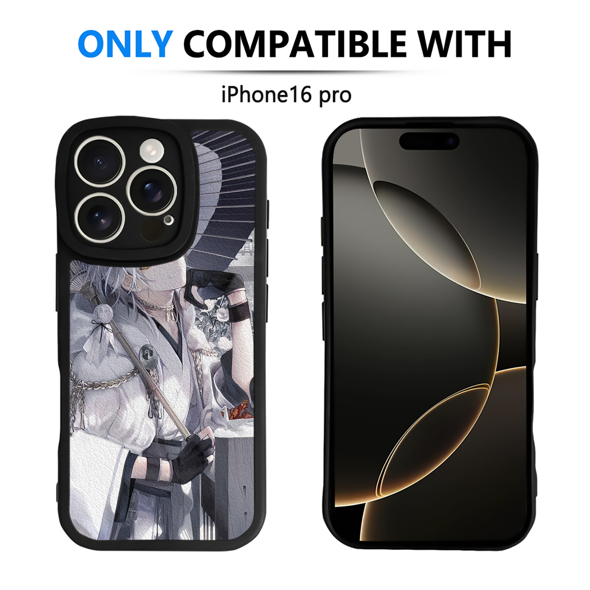 （画像用） 刀剣乱舞 Touken Ranbu 【iPhone 16シリーズ対応】シリコンスマホケース（レザー調） 材質：シリコン